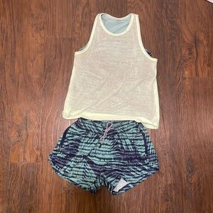 athleta girl tank top and shorts set (if you want you can just get one)